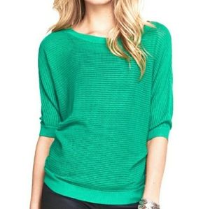 EXPRESS KELLY GREEN DOLMAN TOP